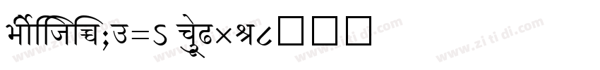 ShreeDev0714 BoldIta字体转换